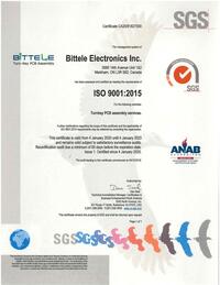 ISO 9001:2015 (Markham, Canada)